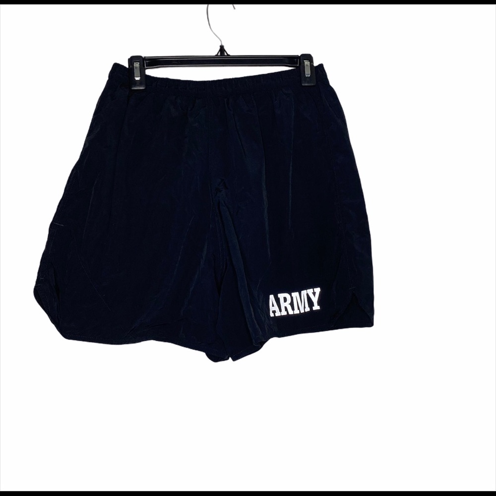 Black Army Shorts